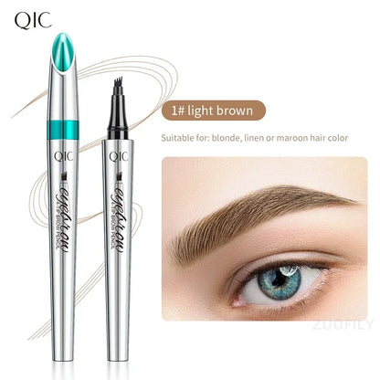 Achieve Flawless Brows with Our 4 Point Waterproof Eyebrow Pencil - Long-Lasting Liquid Makeup for Perfectly Defined Eyebrows!