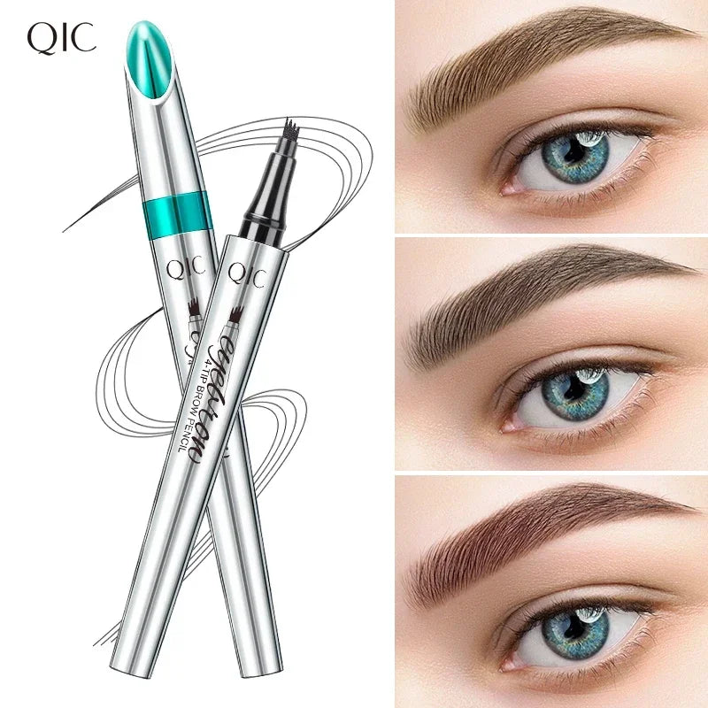 Achieve Flawless Brows with Our 4 Point Waterproof Eyebrow Pencil - Long-Lasting Liquid Makeup for Perfectly Defined Eyebrows!