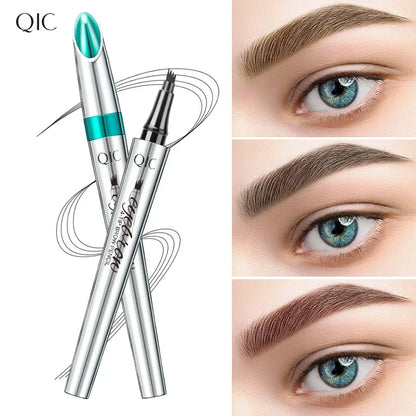 Achieve Flawless Brows with Our 4 Point Waterproof Eyebrow Pencil - Long-Lasting Liquid Makeup for Perfectly Defined Eyebrows!